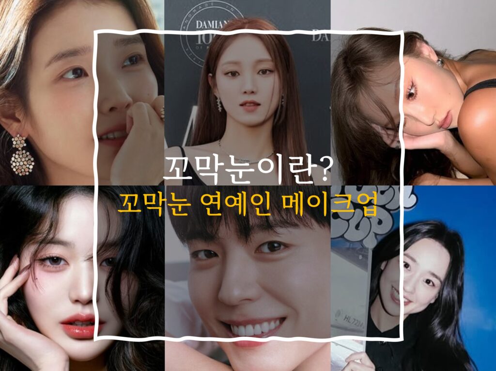 꼬막눈 연예인 메이크업