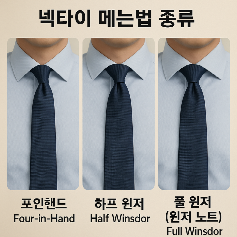 넥타이 메는법 종류