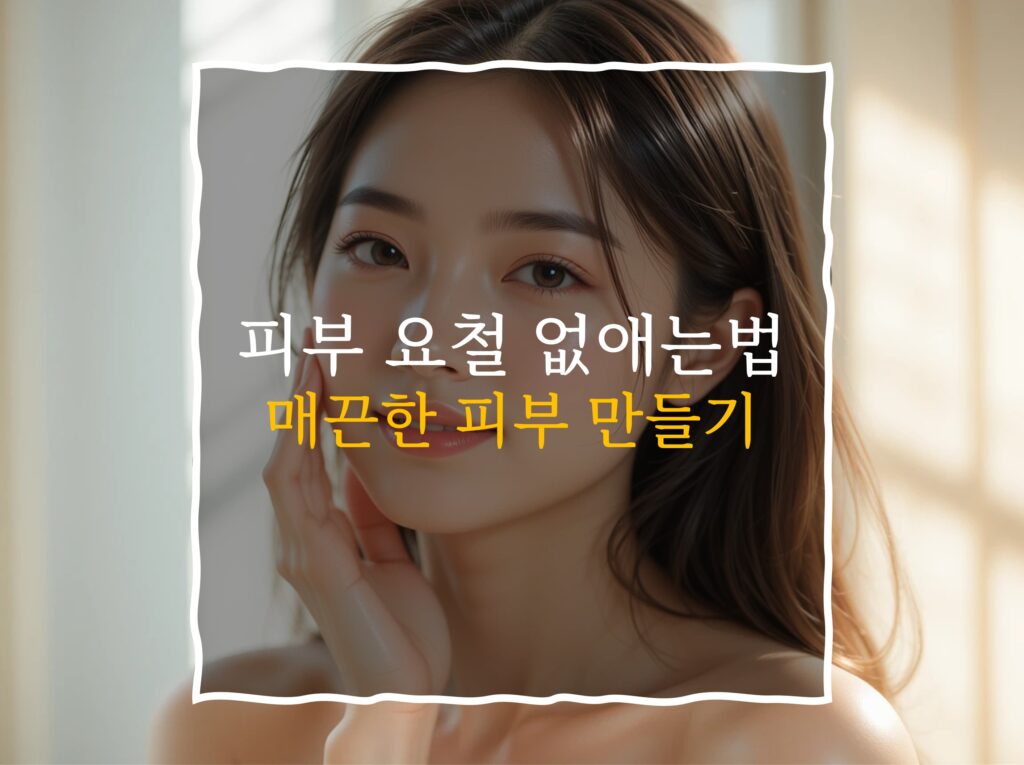 피부 요철 없애는법