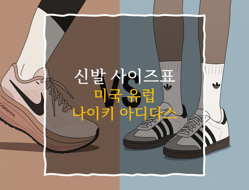 신발 사이즈표