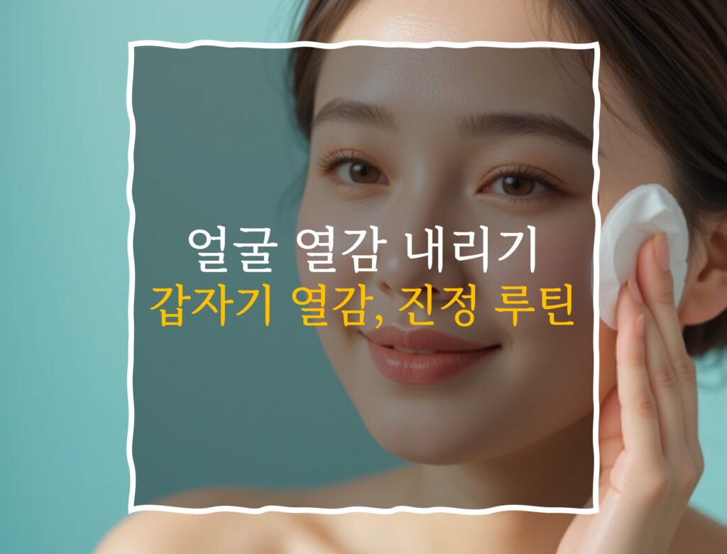얼굴 열감 내리기