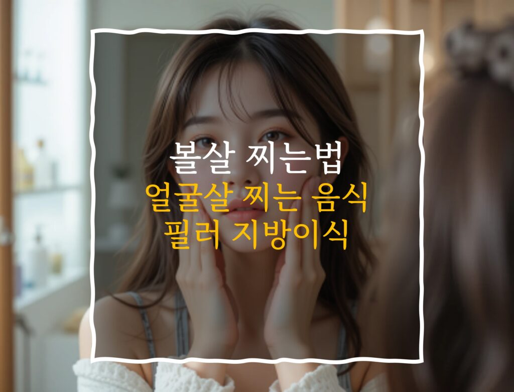 얼굴살 찌는법