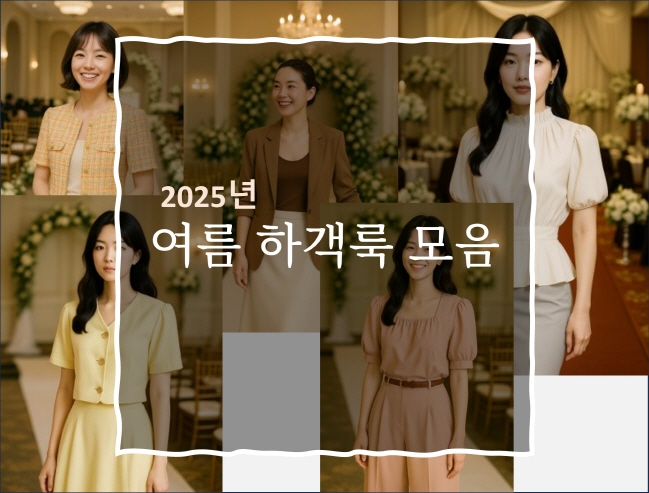 여름 하객룩